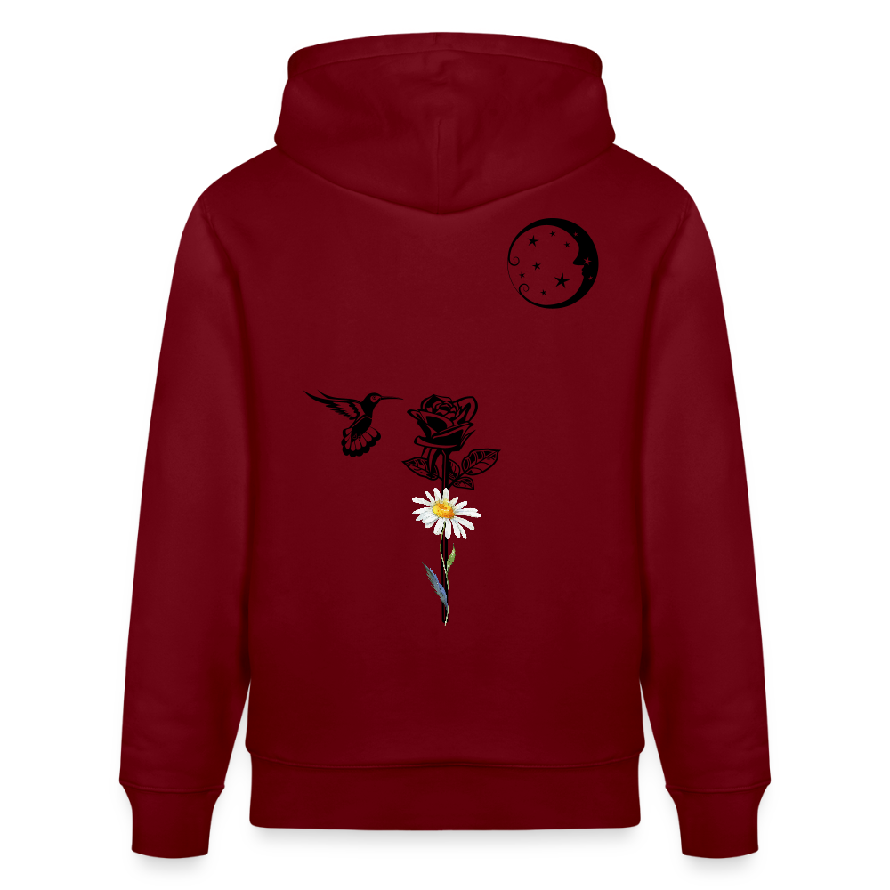 Daisy - Organic Hoodie - burgundy