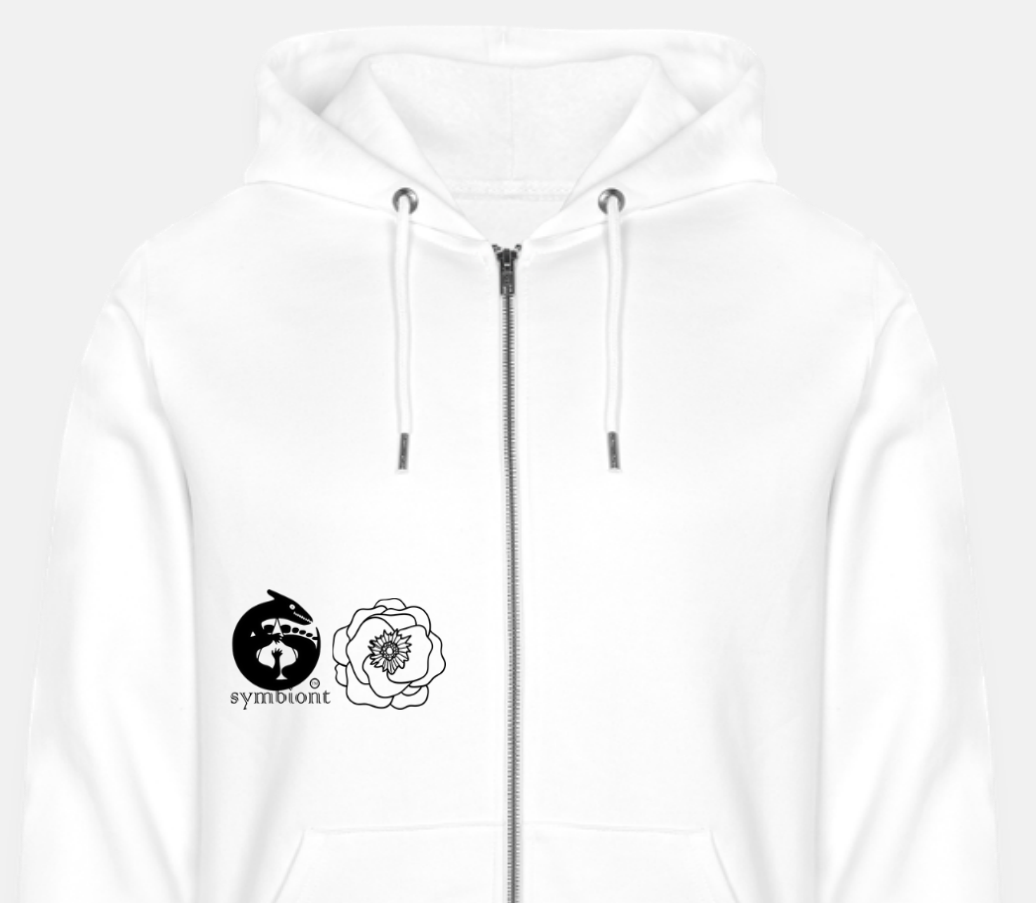 City of roses - Organic Zip Hoodie
