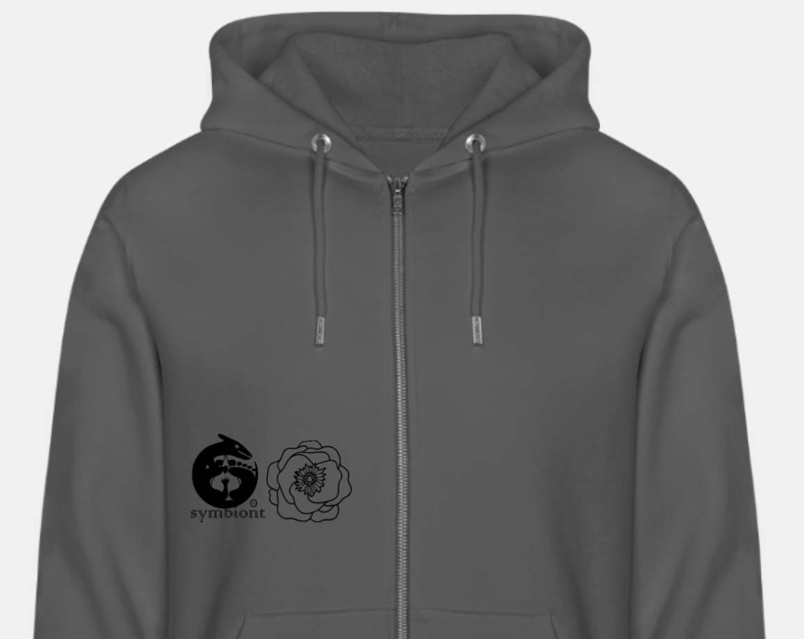 City of roses - Organic Zip Hoodie