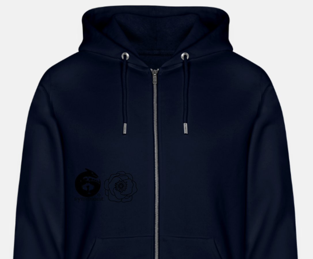 City of roses - Organic Zip Hoodie