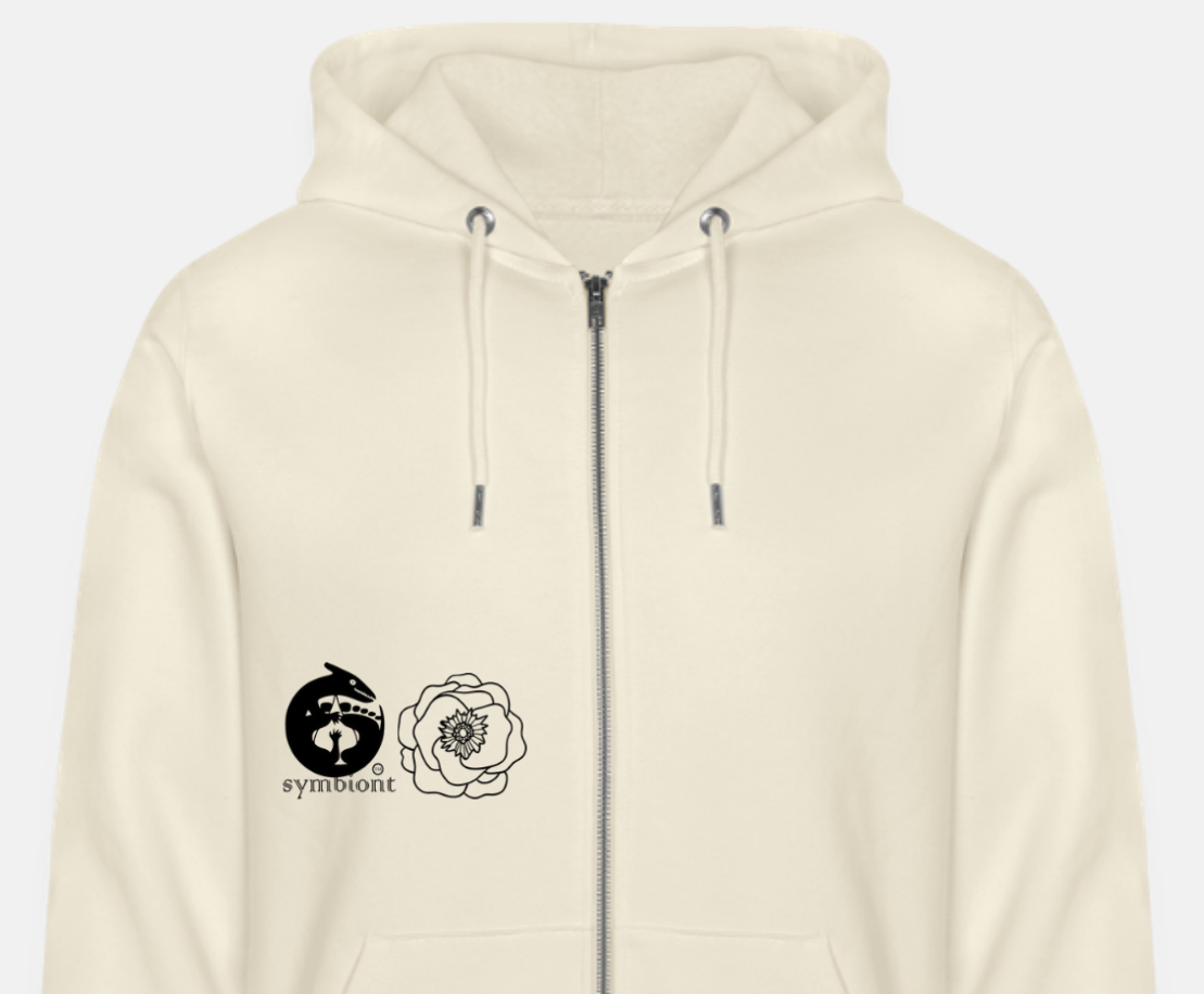 City of roses - Organic Zip Hoodie