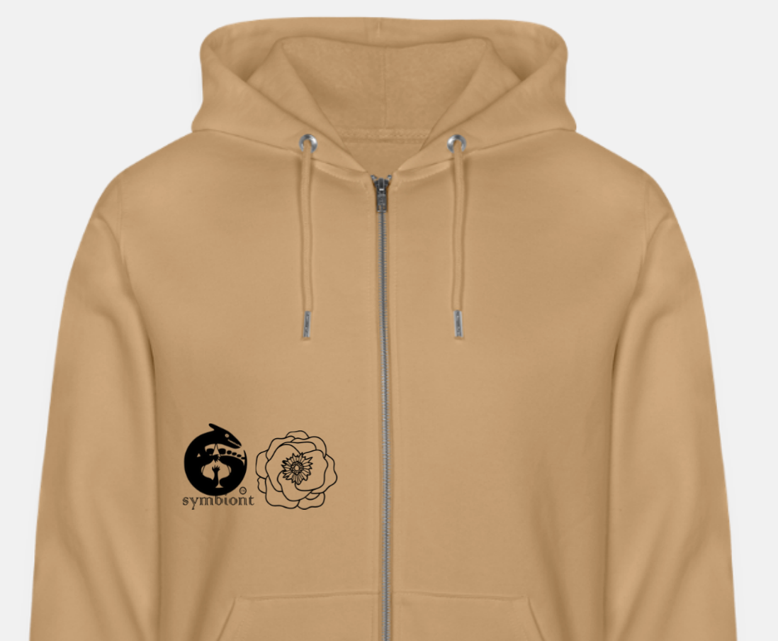 City of roses - Organic Zip Hoodie