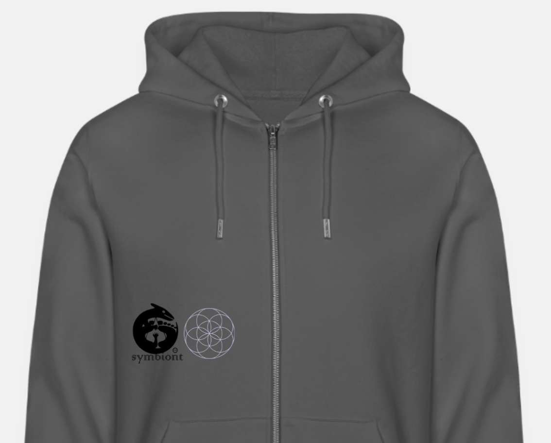 Universe within - Organic Zip Hoodie