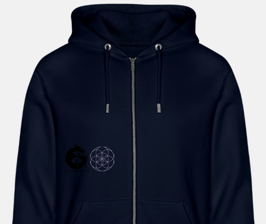 Universe within - Organic Zip Hoodie