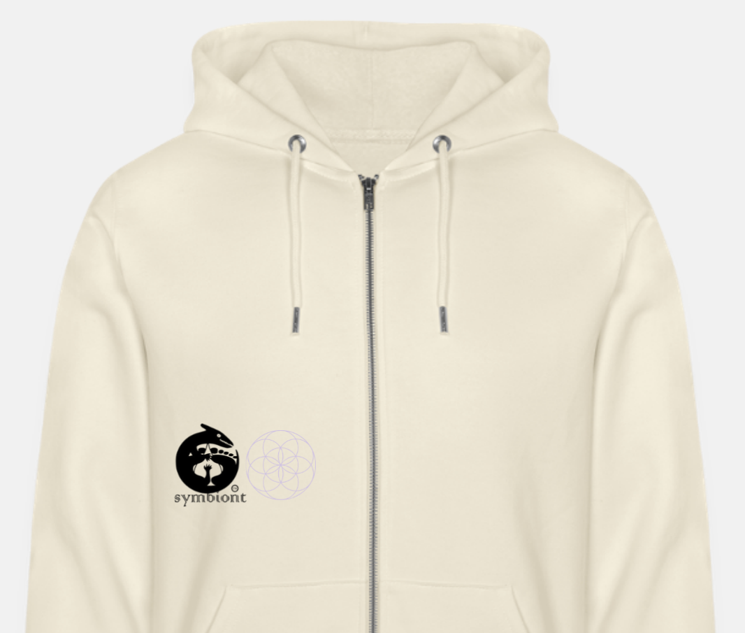 Universe within - Organic Zip Hoodie