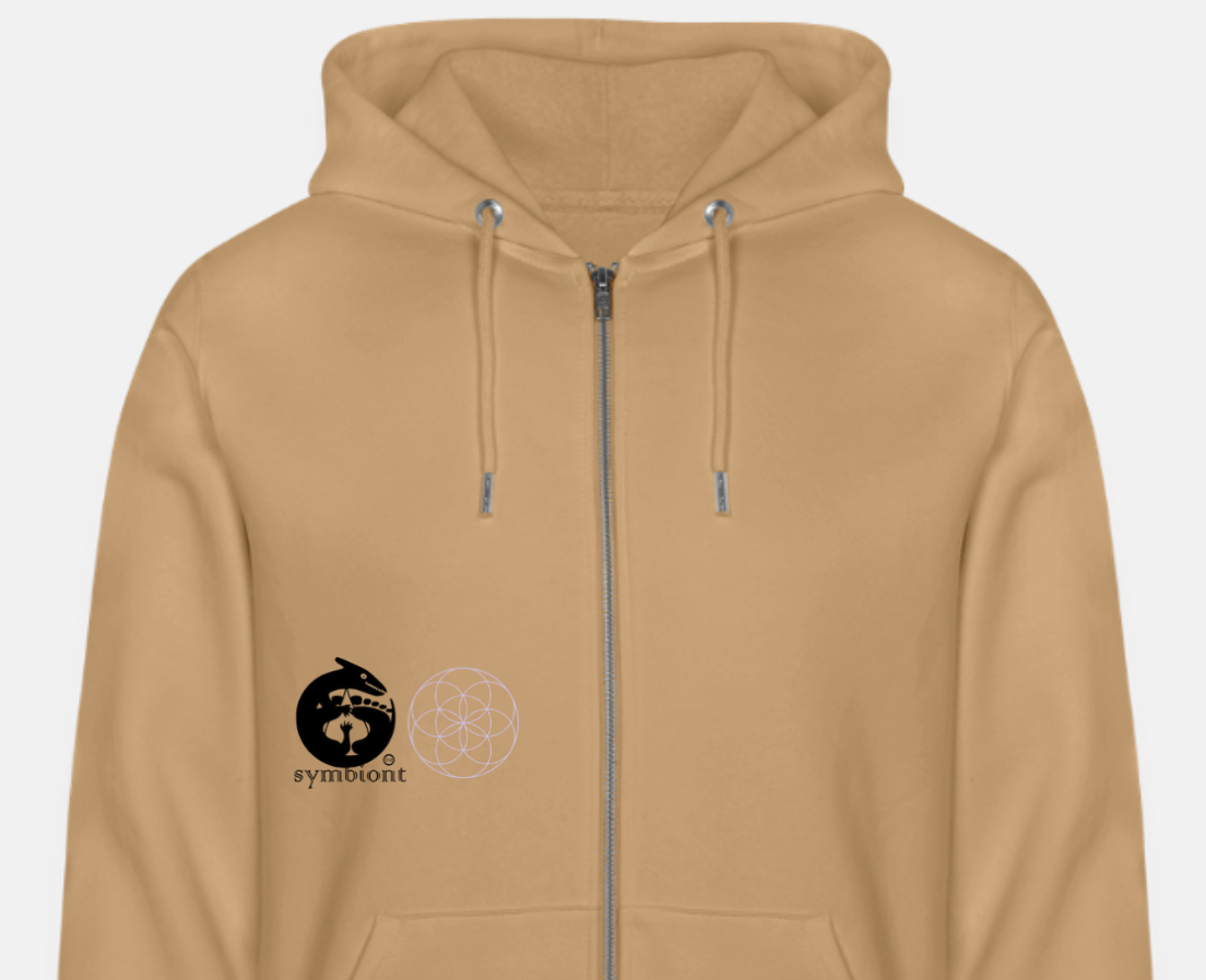 Universe within - Organic Zip Hoodie