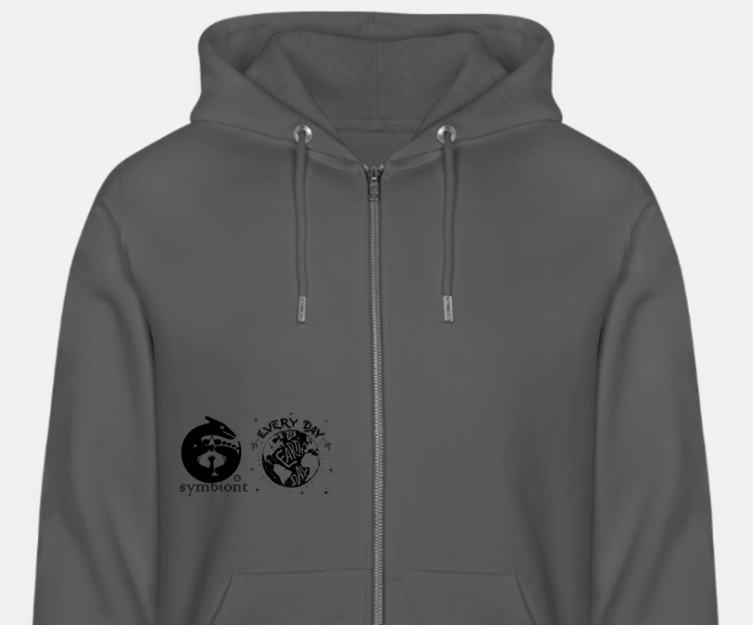 Earth Love - Organic Zip Hoodie
