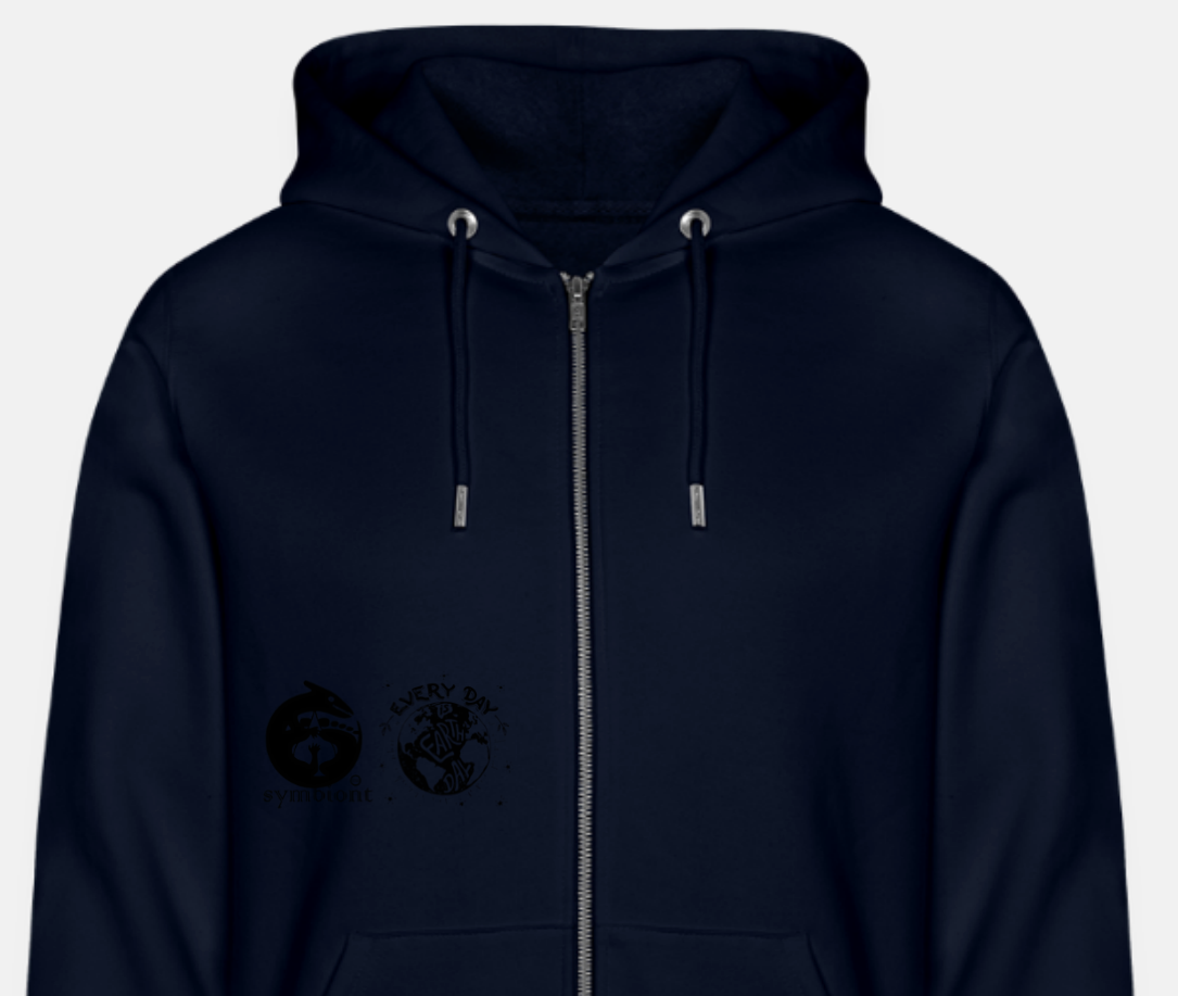 Earth Love - Organic Zip Hoodie