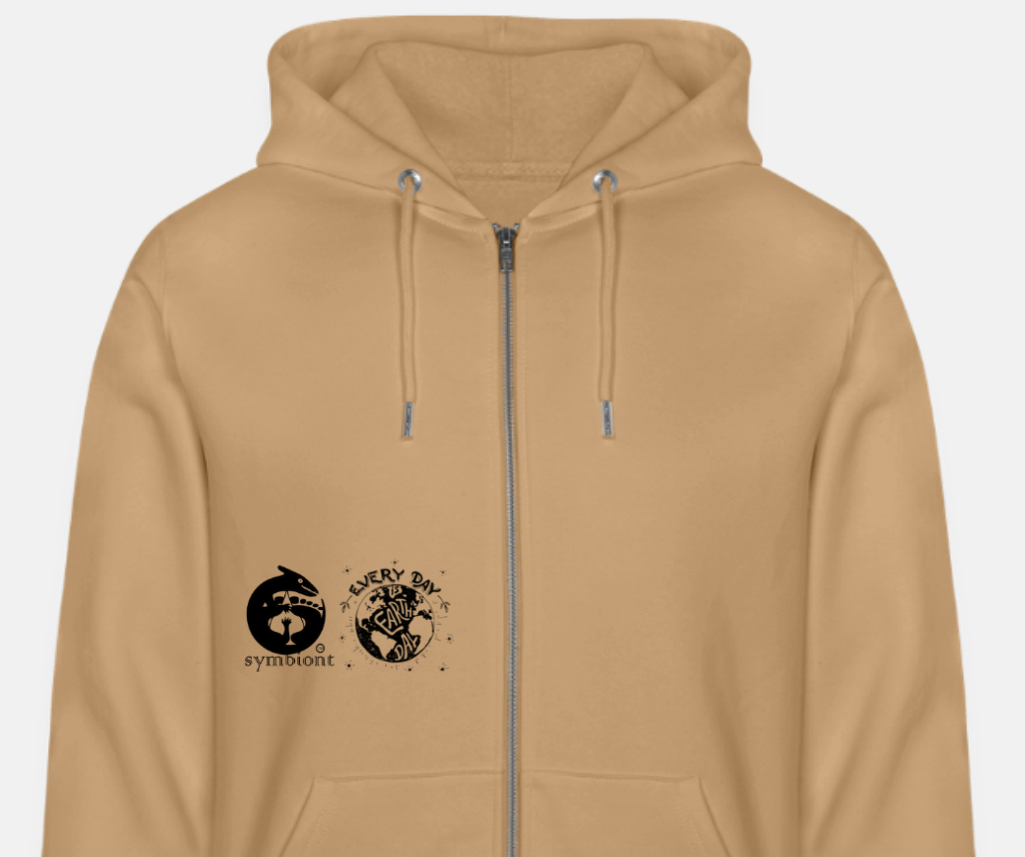 Earth Love - Organic Zip Hoodie