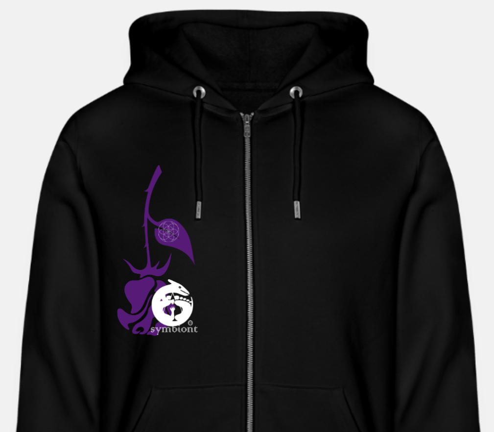 Butterfly Eyes - Organic Zip Hoodie