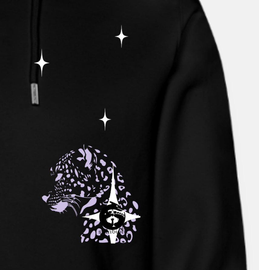 Meow - Organic Zip Hoodie