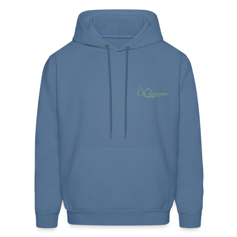 Green Thumb Construction Hoodie - denim blue