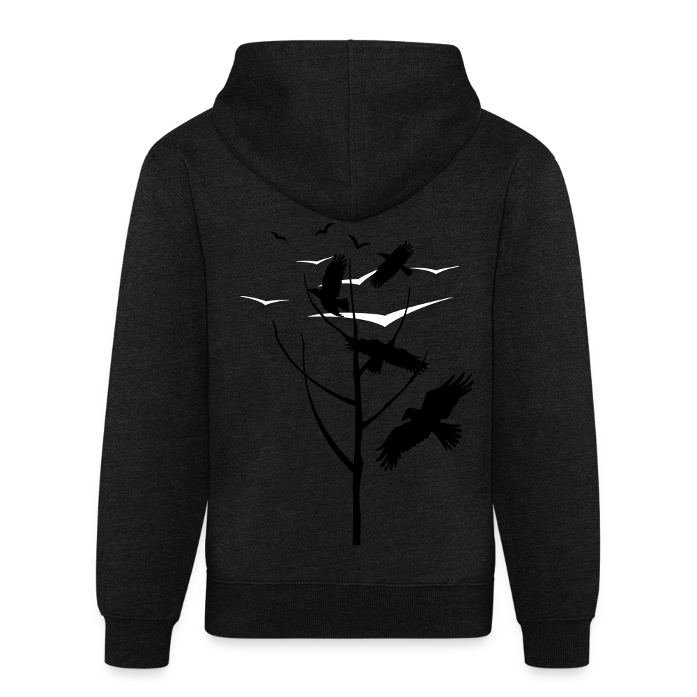 The Birds - Unisex Organic Hoodie - charcoal grey