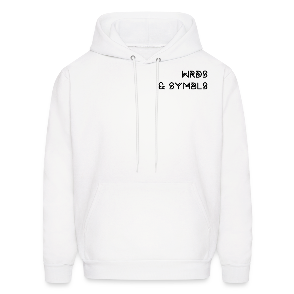 WRDS & SYMBLS Hoodie - white