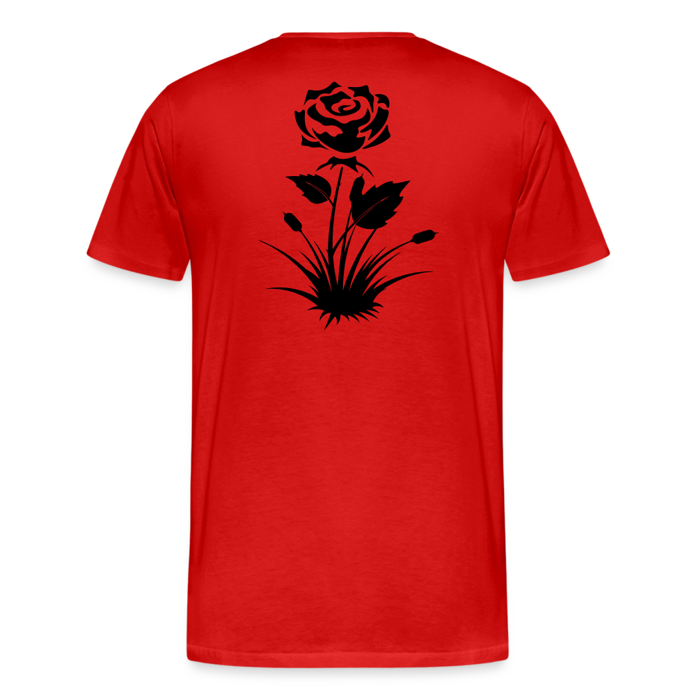 ROSE - Men’s Premium Organic T - red