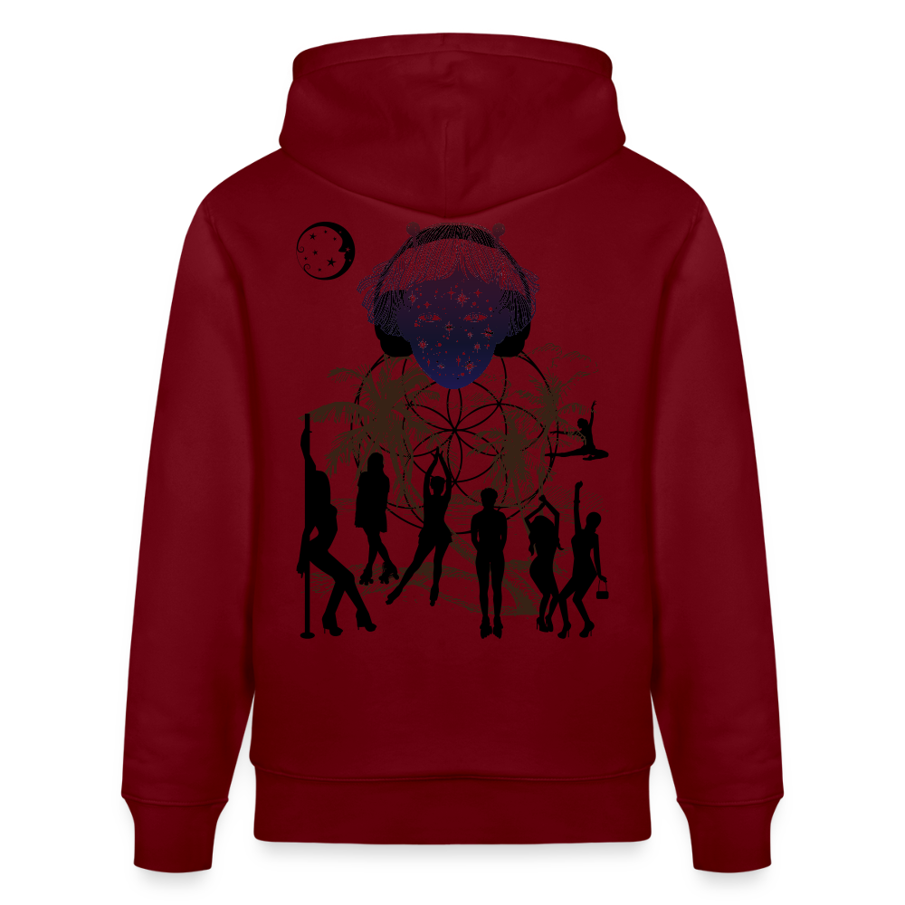 Dance - Organic Hoodie - burgundy