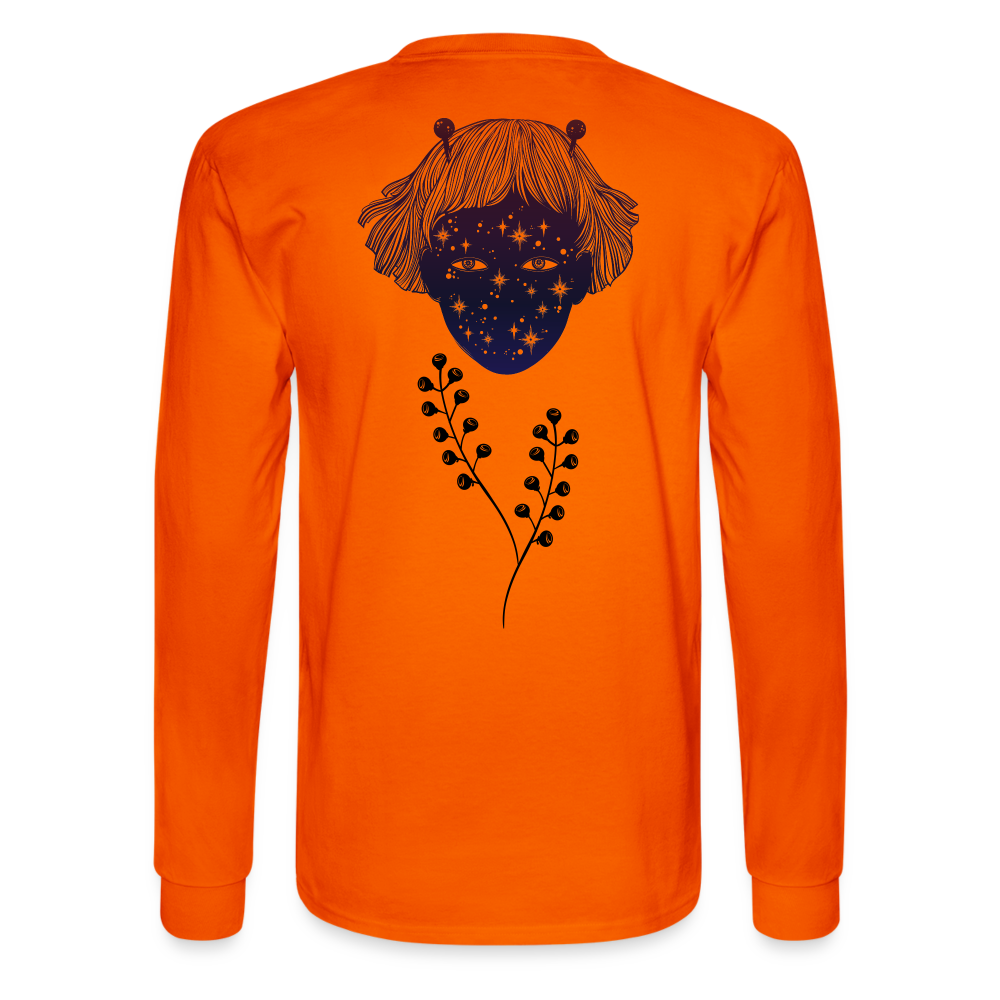 Universe within Long Sleeve T - orange