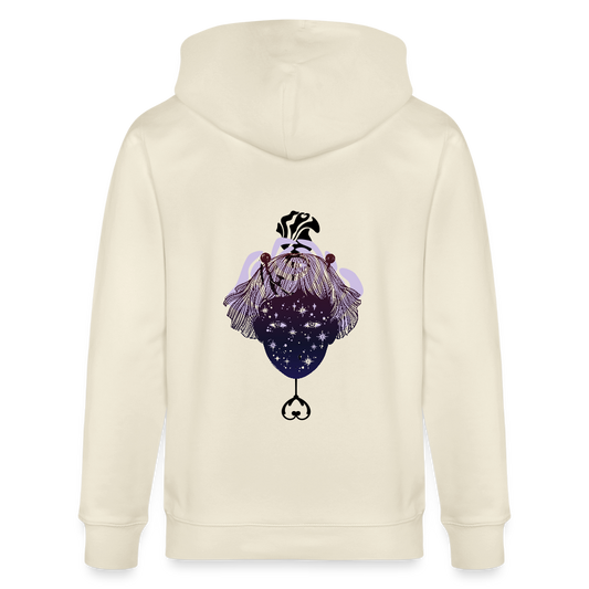 Universe within - Organic Zip Hoodie - natural raw