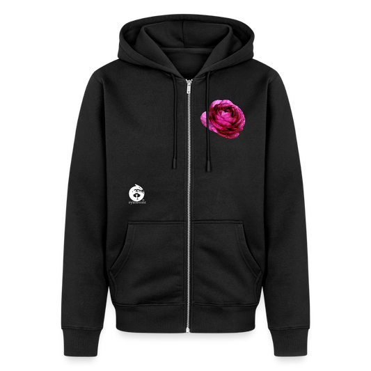 Organic Zip Hoodie ::: - black