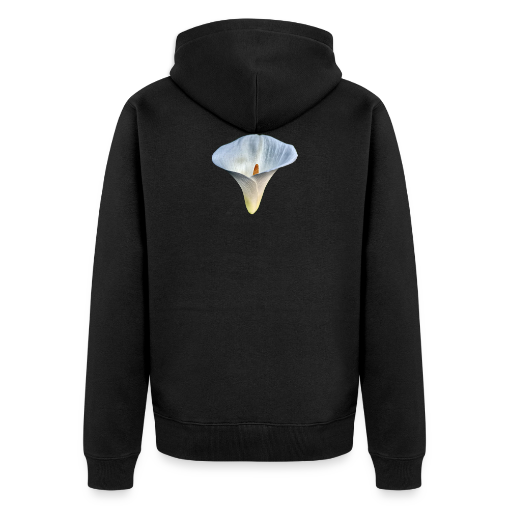 Organic Zip Hoodie ::::: ::::: ::::: : - black