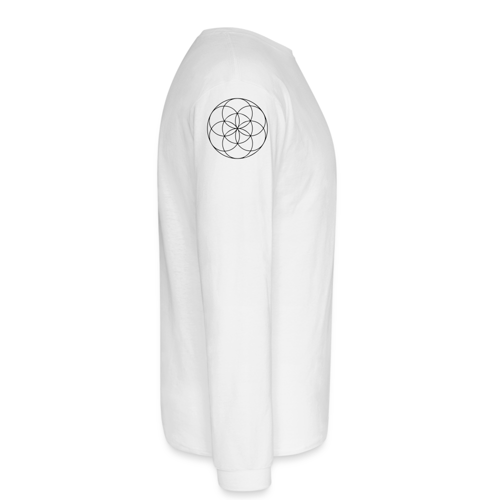 Daisy Long Sleeve T - white