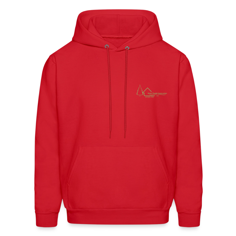 Green Thumb Construction Hoodie - red
