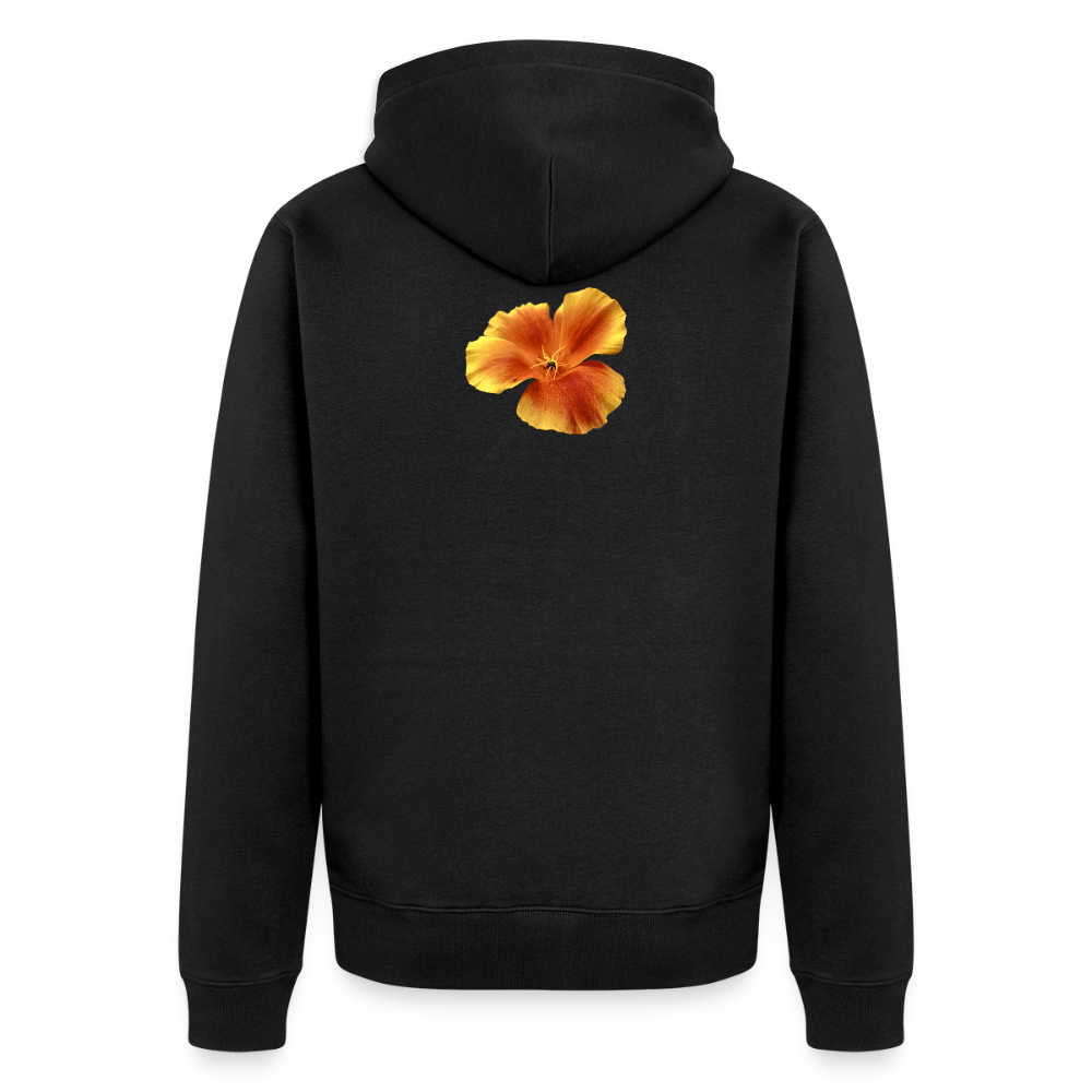 Organic Zip Hoodie ::::: :::: - black