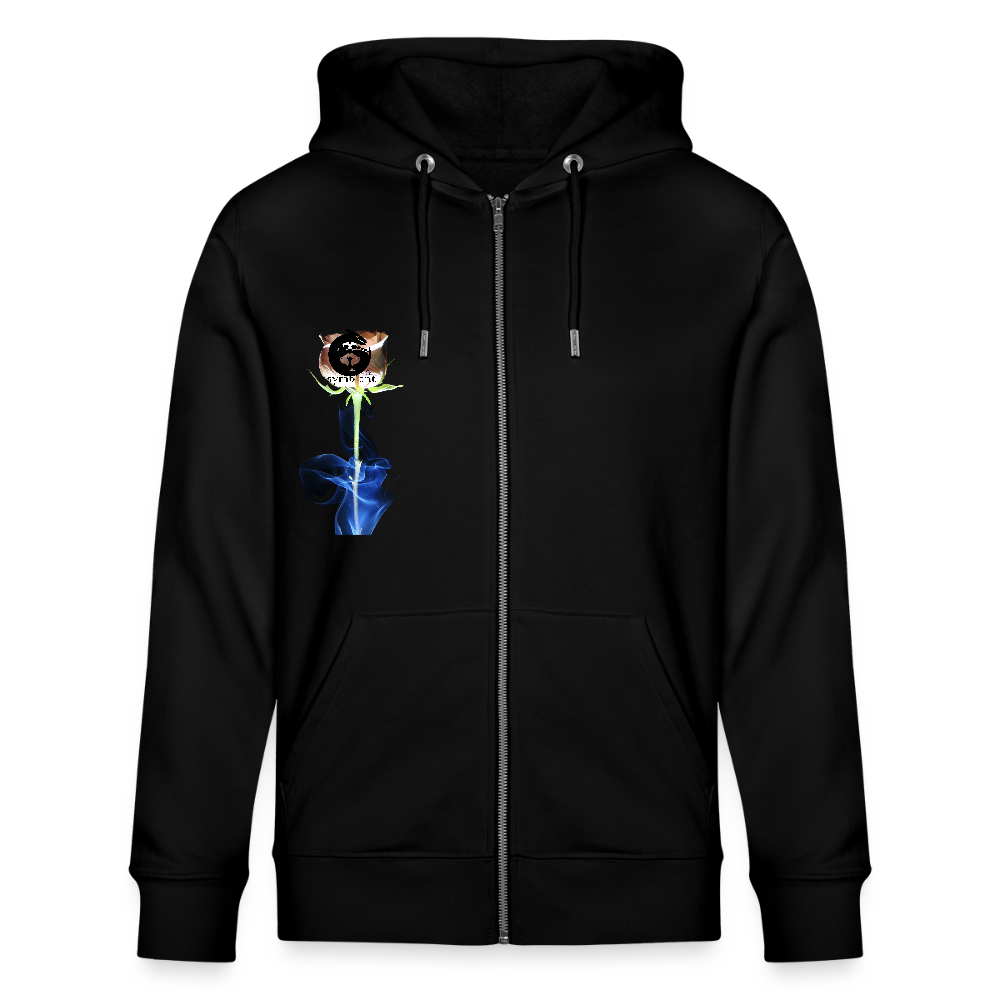 Smoke & Roses ::::: Organic Zip Hoodie - black