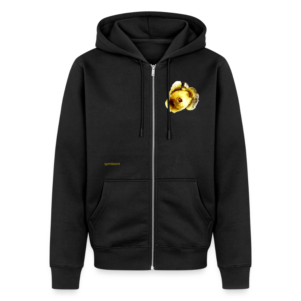 Organic Zip Hoodie :::::  : - black