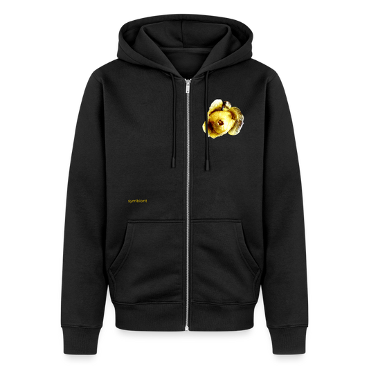 Organic Zip Hoodie :::::  : - black