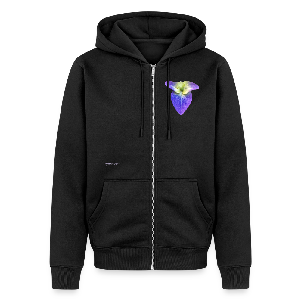 Organic Zip Hoodie ::::: ::::: ::::: - black
