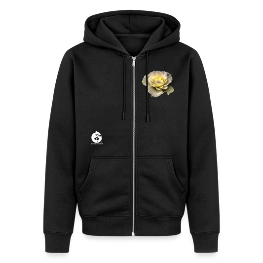 Organic Zip Hoodie :::: - black