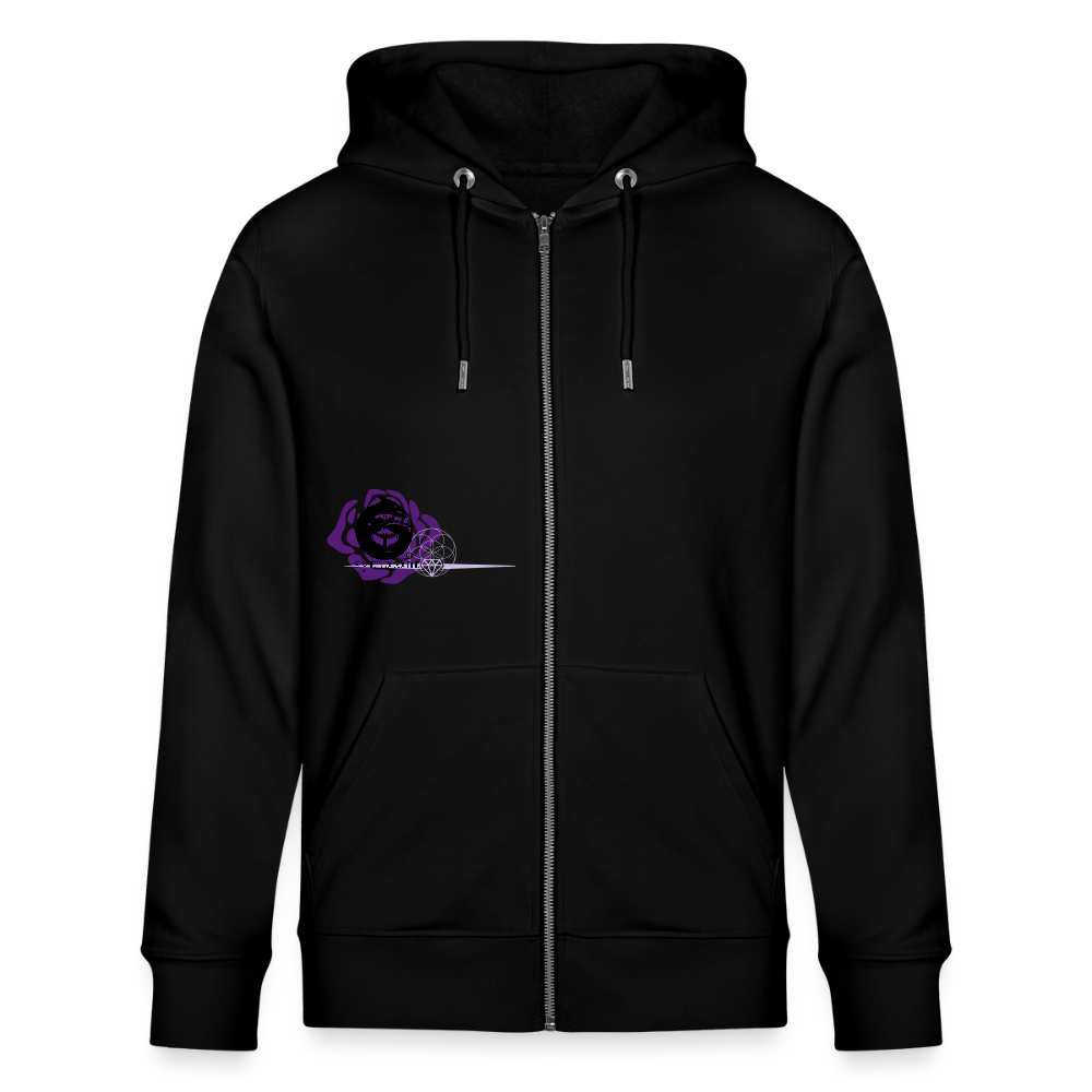 Capitalism - Organic Zip Hoodie - black