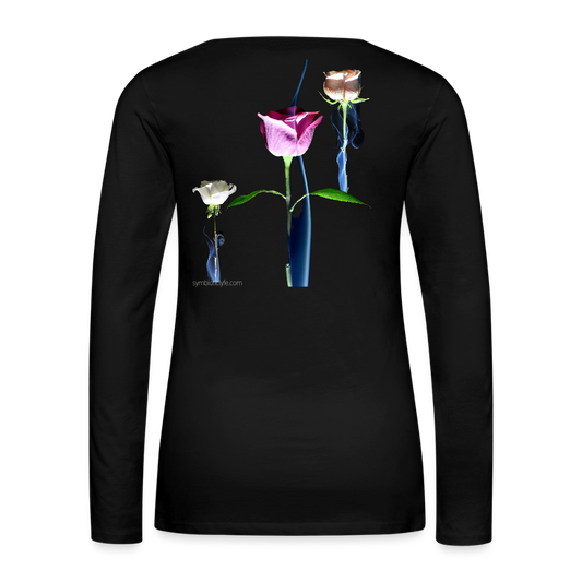 Capitalism : Women's Style Long Sleeve - black
