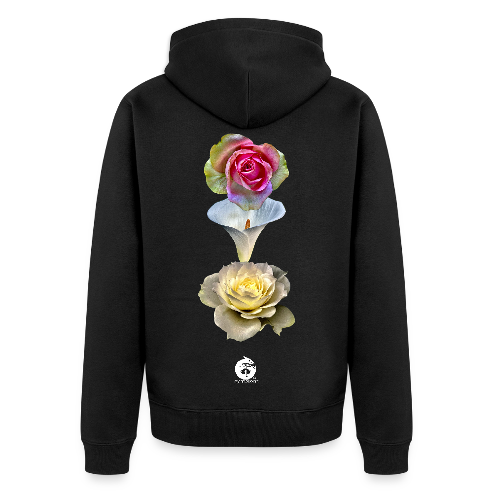 Organic Zip Hoodie ::::: ::::: ::::: : - black