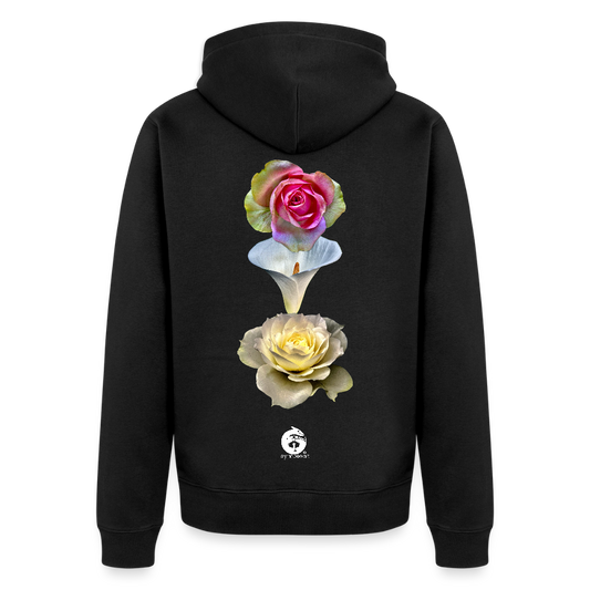 Organic Zip Hoodie ::::: ::::: ::::: : - black