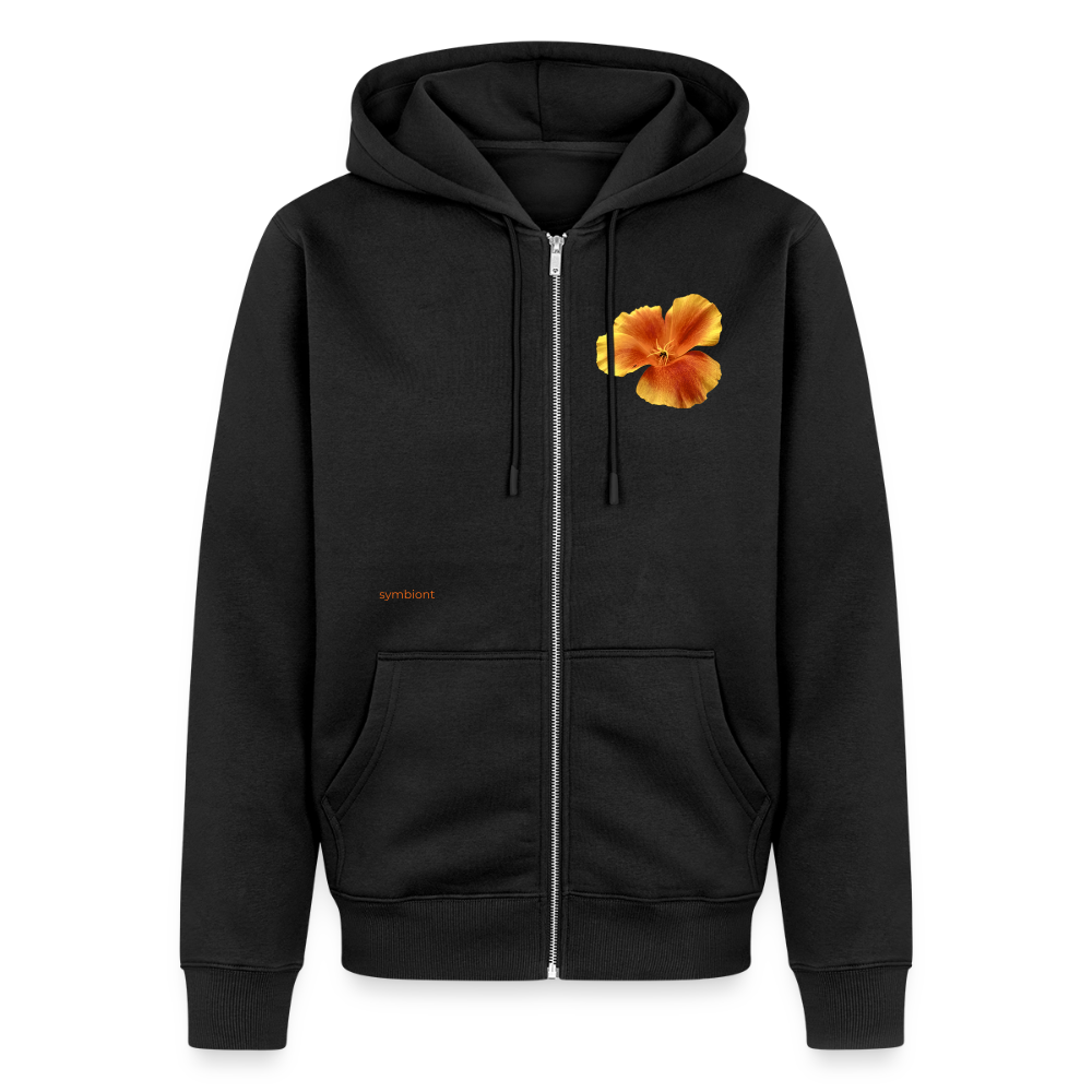 Organic Zip Hoodie ::::: :::: - black