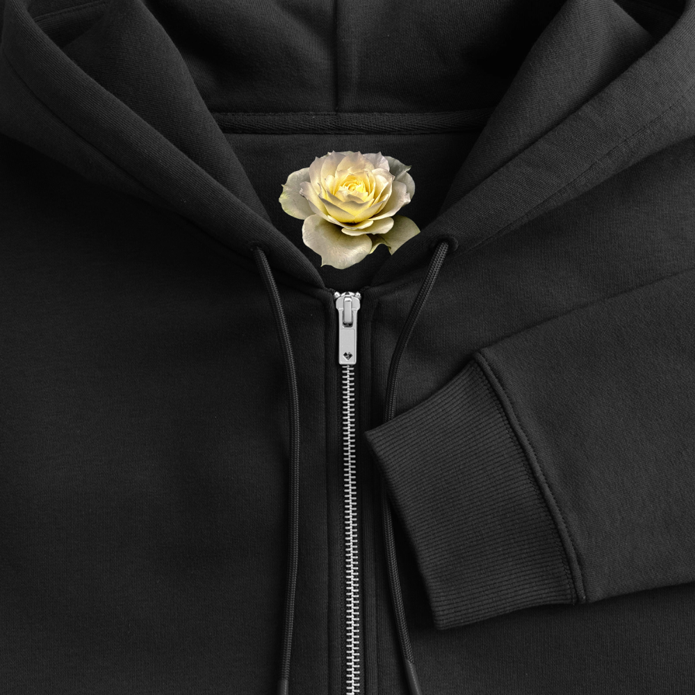 Capitalism ::: Organic Zip Hoodie - black
