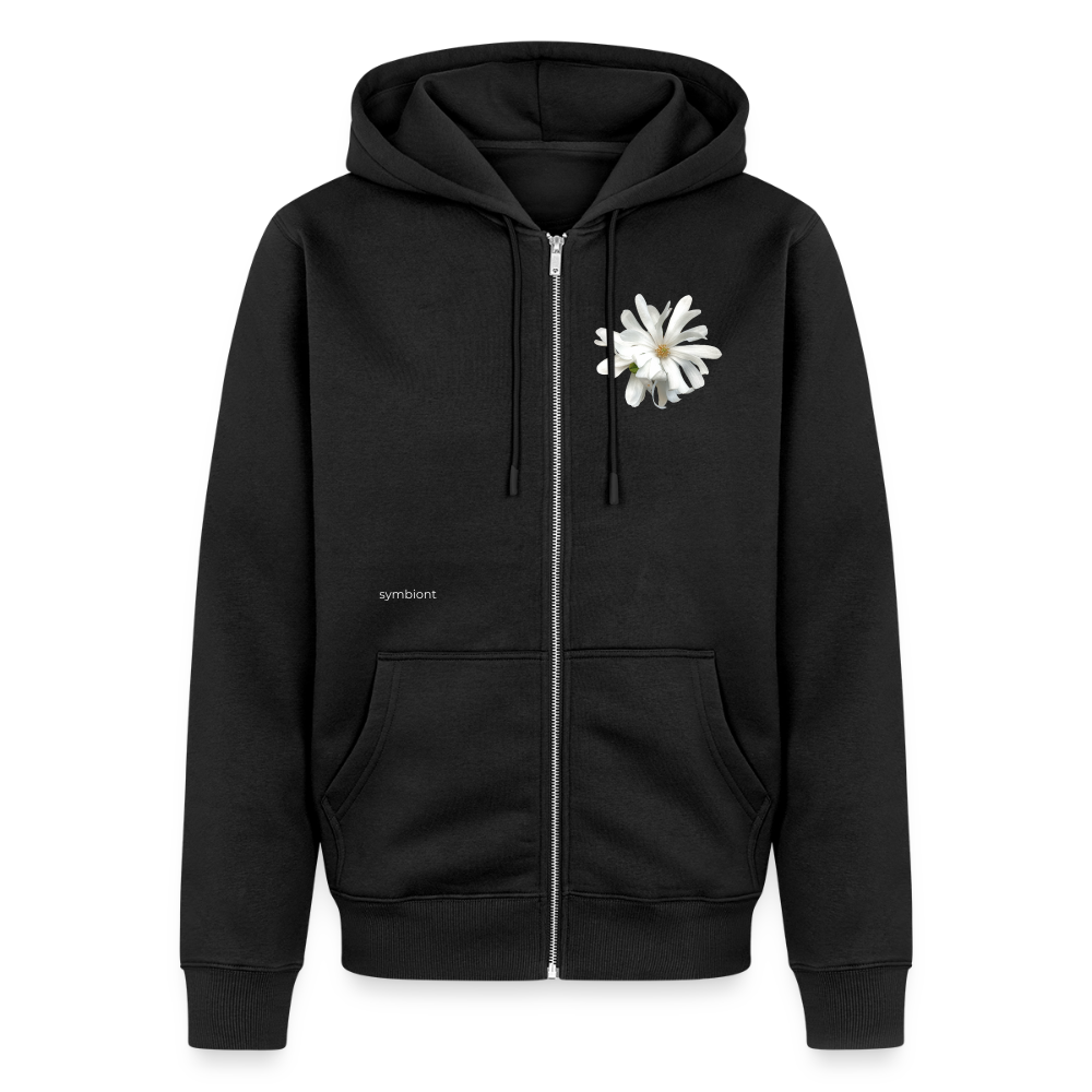 Organic Zip Hoodie ::::: ::::: :: - black