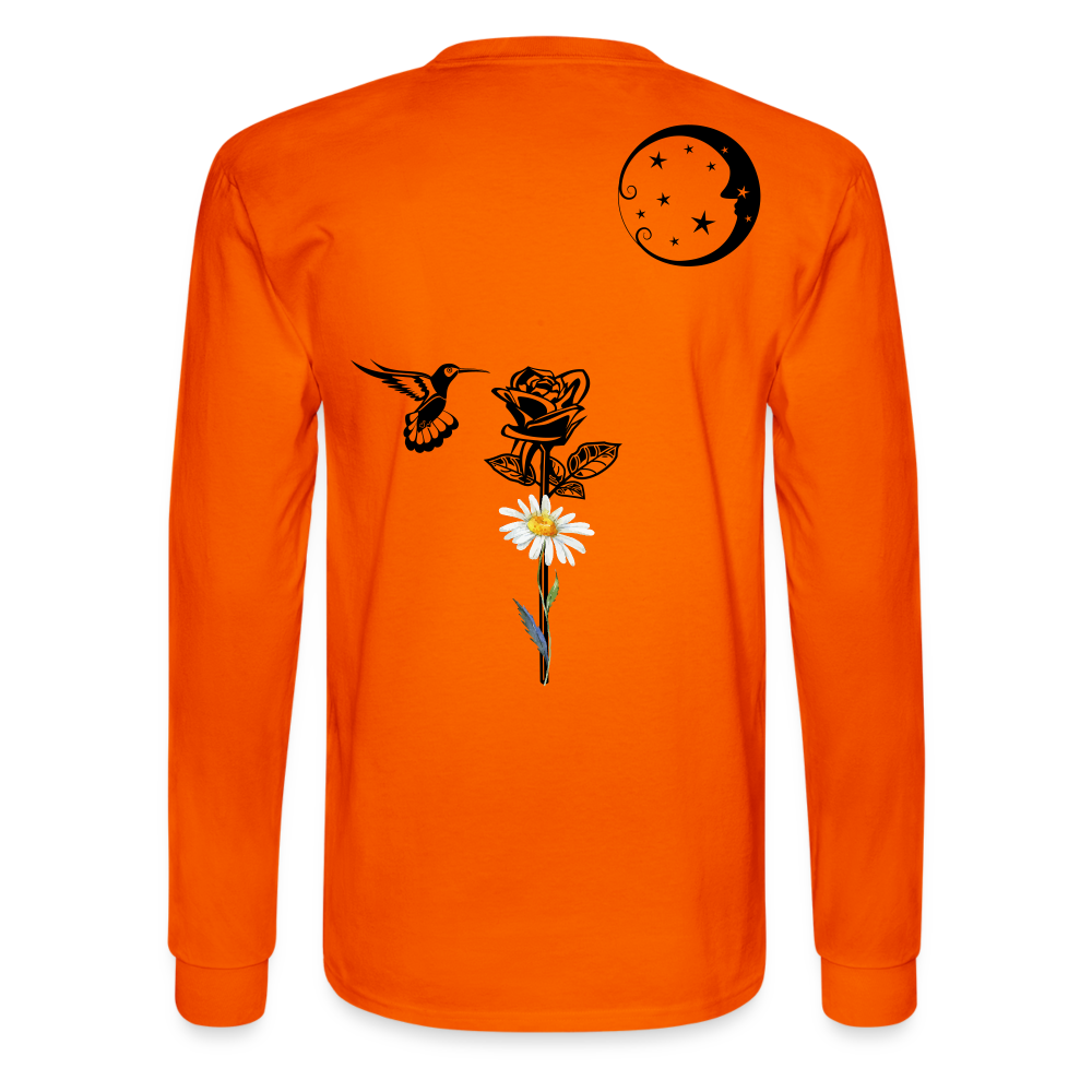 Daisy Long Sleeve T - orange