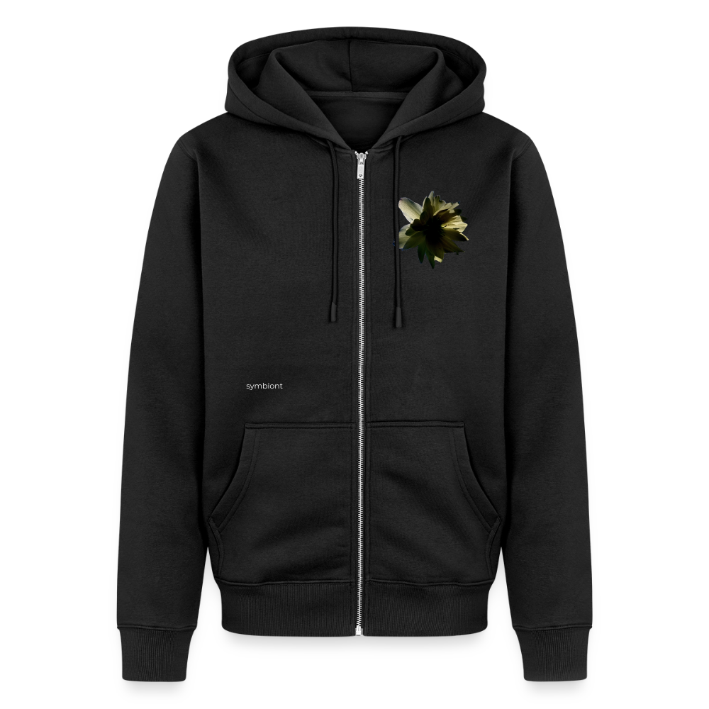Organic Zip Hoodie :: - black