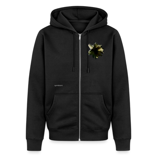 Organic Zip Hoodie :: - black