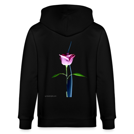Smoke & Roses :::::  ::  Organic Zip Hoodie - black