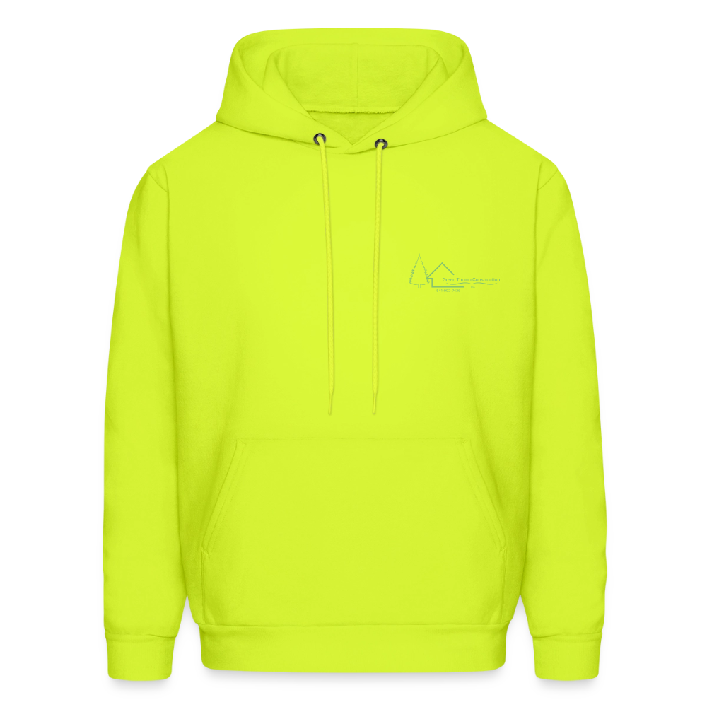 Green Thumb Construction Hoodie - safety green