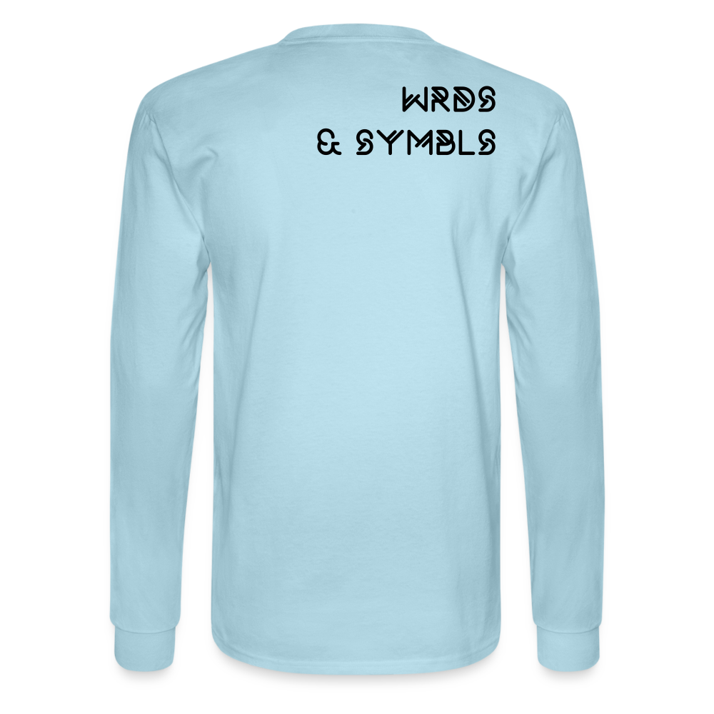 WRDS & SYMBLS Long Sleeve T - powder blue