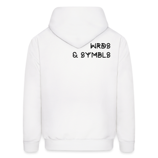 WRDS & SYMBLS Hoodie - white