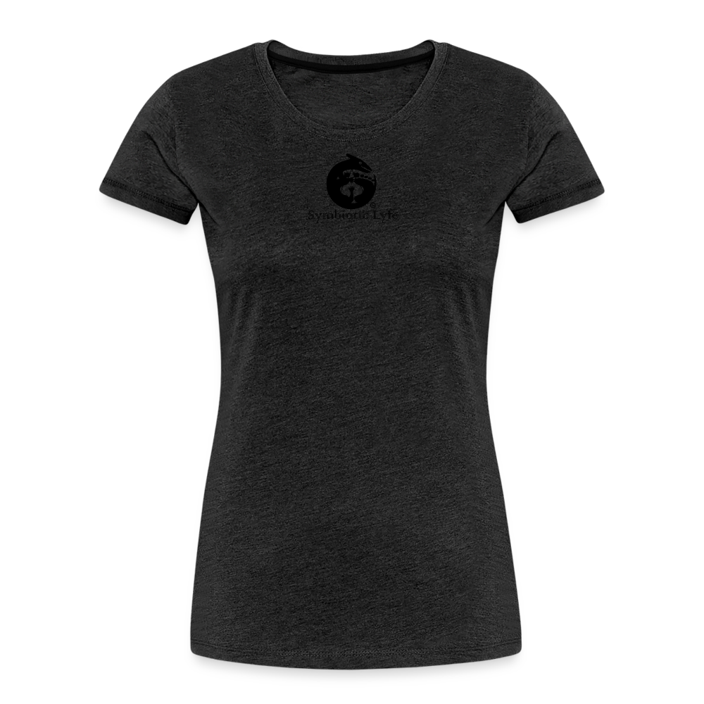 ROSE - Womens Organic T - charcoal grey