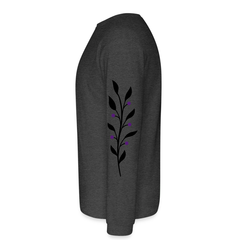 Daisy Long Sleeve T - heather black