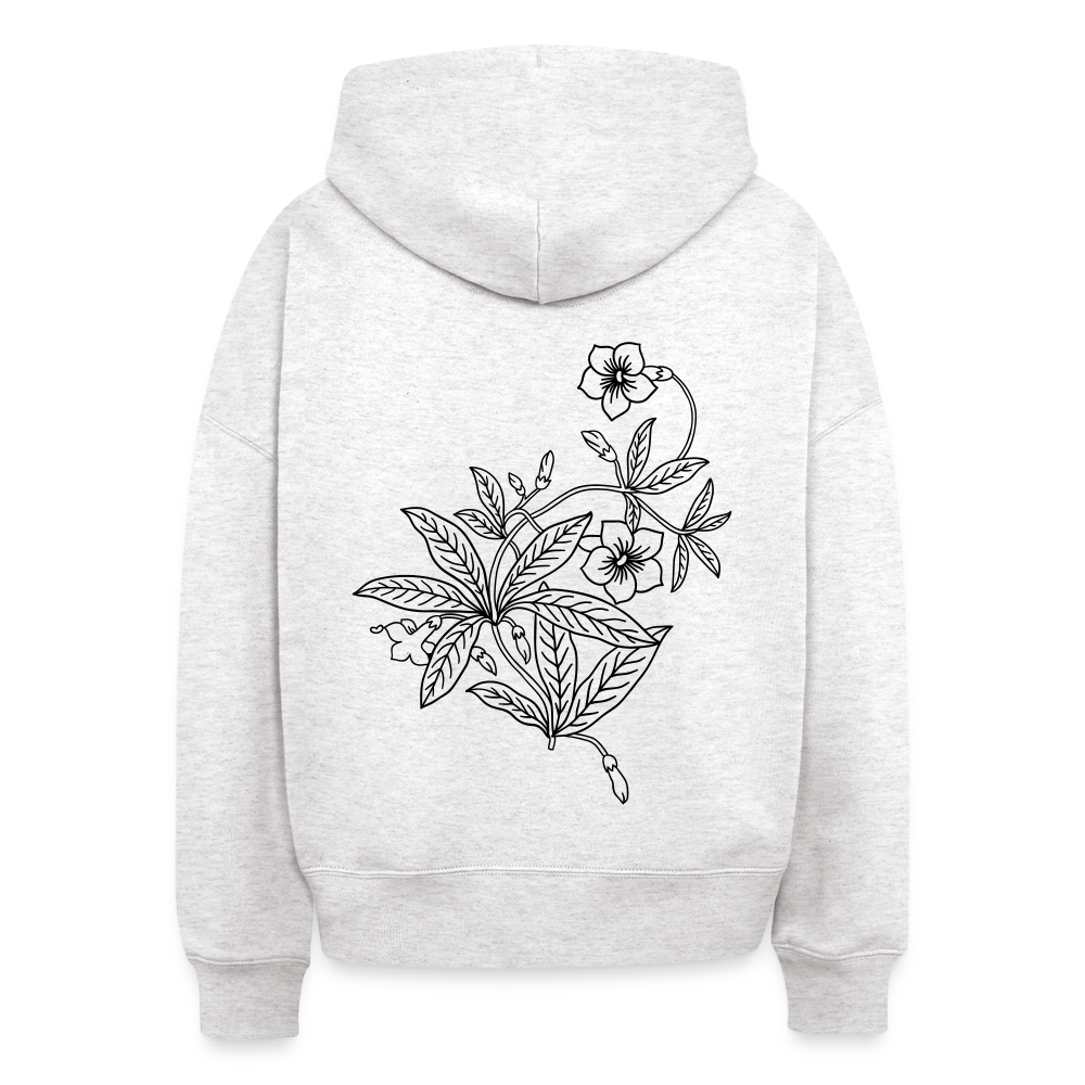 Women's Organic Hoodie - cool heather grey