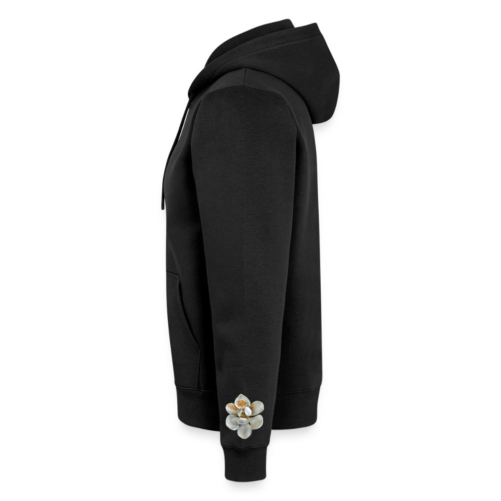 Seed/Flower of Life :: Organic Zip Hoodie - black